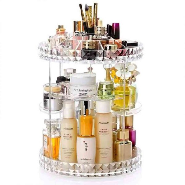 কসমেটিক অর্গানাইজার cosmetic organizer 360 degree cosmetic organizer box